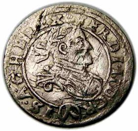 Obrazek dla: 3 krajcary 1629 Ferdynand II Habsburg Austria Wiedeń