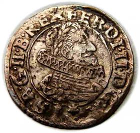 Obrazek dla: 3 krajcary 1630 Ferdynand II Habsburg Praga
