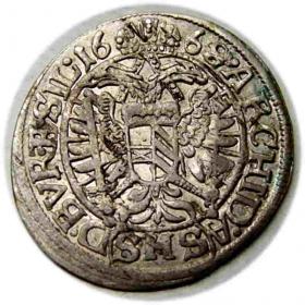 Obrazek 2 dla: 3 krajcary 1668 Leopold I Habsburg Wrocław
