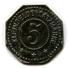 Obrazek dla: 5 fenigów 1917 Działdowo / Soldau 
