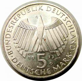 Obrazek 2 dla: 5 marek 1973 Frankfurckie Zgromadzenie Narodowe Niemcy