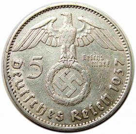 Obrazek 2 dla: 5 marek 1937 A Paul von Hindenburg Niemcy Berlin