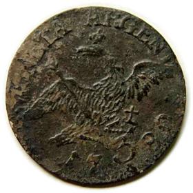 Obrazek 2 dla: 3 krajcary 1780 Fryderyk II Wielki Niemcy Berlin