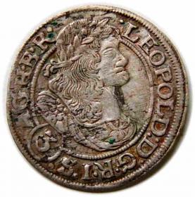 Obrazek dla: 3 krajcary 1670 Leopold I Habsburg Wrocław