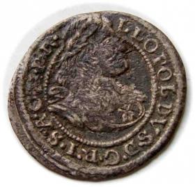 Obrazek dla: 1 krajcar 1671 Leopold I Habsburg Wrocław
