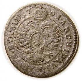 Obrazek 2 dla: 1 krajcar 1701 Leopold I Habsburg Opole
