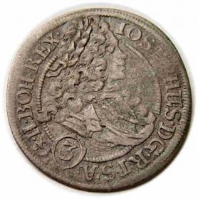 Obrazek dla: 3 krajcary 1709 Józef I Habsburg Wrocław