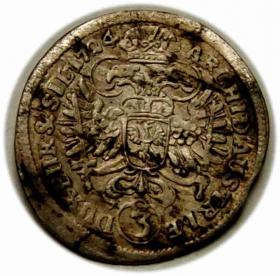 Obrazek 2 dla: 3 krajcary 1724 Karol II Habsburg Śląsk Wrocław