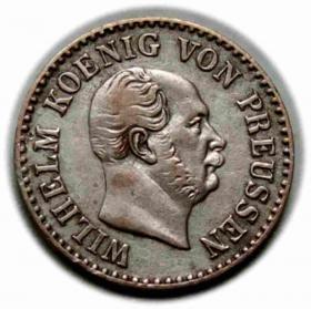Obrazek dla: 1/2 silber groschen 1862 Wilhelm I Hohenzollern Prusy Berlin
