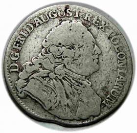 Obrazek dla: 1/3 talara 1752 August III Drezno