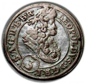 Obrazek dla: 3 krajcary 1696 Leopold I Habsburg Brzeg