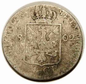 Obrazek 2 dla: 4 grosze 1802 Fryderyk Wilhelm III Prusy