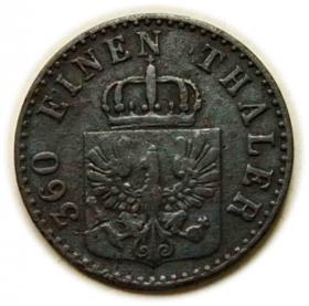 Obrazek 2 dla: 1 fenig 1856 Fryderyk Wilhelm IV Prusy Berlin