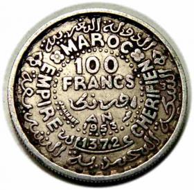 Obrazek dla: 10 franków 1953 Maroko Kolonie francuskie