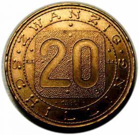 Obrazek dla: 20 szylingów 1980 Austria