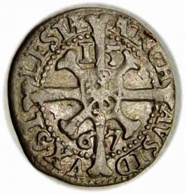 Obrazek dla: 1 krajcar 1567 Maksymilian II Habsburg Wrocław