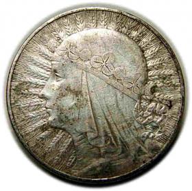Obrazek dla: 10 złotych 1933 Głowa Kobiety II RP Warszawa