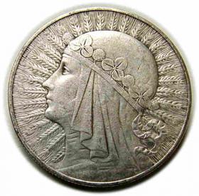 Obrazek dla: 10 złotych 1933 Głowa Kobiety II RP Warszawa
