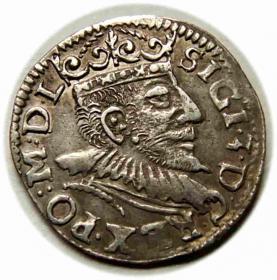 Obrazek dla: Trojak 1593 Zygmunt III Waza Poznań
