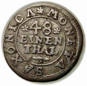 Obrazek 2 dla: 1/48 talara 1709 August II Mocny Lipsk