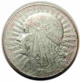 Obrazek dla: 10 złotych 1932 Głowa Kobiety II RP Warszawa