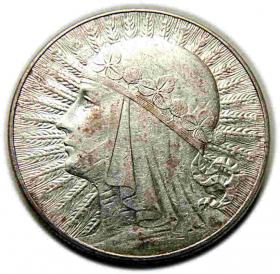 Obrazek dla: 10 złotych 1932 Głowa Kobiety II RP Londyn