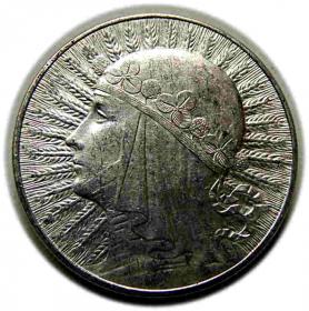 Obrazek dla: 10 złotych 1933 Głowa Kobiety II RP Warszawa