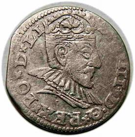 Obrazek dla: Trojak 1590 Zygmunt III Waza Ryga