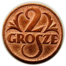 Obrazek dla: 2 grosze 1937 II RP Warszawa