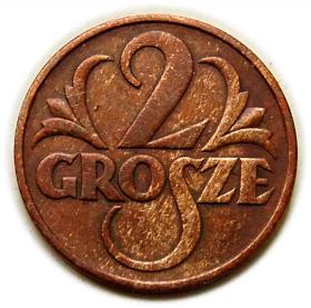 Obrazek dla: 2 grosze 1938 II RP Warszawa