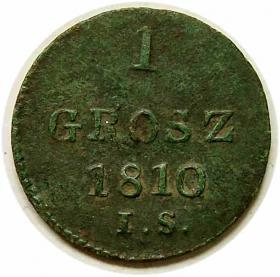 Obrazek dla: 1 grosz 1810 Księstwo Warszawskie Warszawa