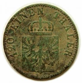 Obrazek 2 dla: 3 fenigi 1865 Franciszek Józef I Niemcy Berlin
