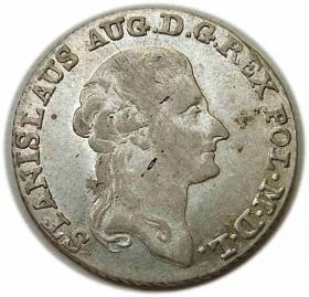Obrazek dla: Dwuzłotówka / 4 grosze 1793 Stanisław August Poniatowski Warszawa