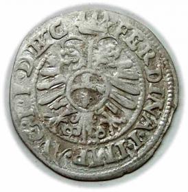 Obrazek 2 dla: 1 krajcar 1563 Ferdynand I Habsburg Wrocław