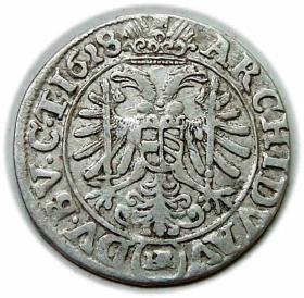 Obrazek 2 dla: 3 krajcary 1628 Ferdynand I Habsburg Wrocław