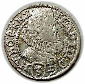 Obrazek dla: 3 krajcary 1629 Ferdynand III Habsburg Kłodzko