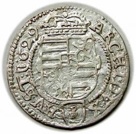 Obrazek 2 dla: 3 krajcary 1629 Ferdynand III Habsburg Kłodzko