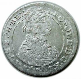Obrazek dla: 15 krajcarów 1664 Leopold I Habsburg Wrocław