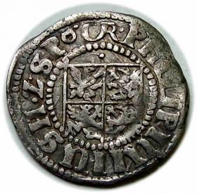 Obrazek 2 dla: Grosz 1609 Filip Juliusz Wołogoski Księstwo Wołogoskie Nowopole