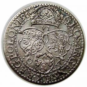 Obrazek 2 dla: Szóstak 1596 Zygmunt III Waza Malbork