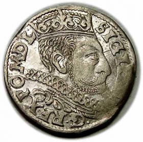 Obrazek dla: Trojak 1597 Zygmunt III Waza Poznań