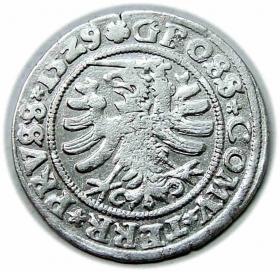 Obrazek 2 dla: Grosz 1529 Zygmunt I Stary Prusy Królewskie Toruń