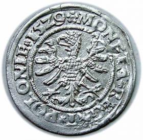 Obrazek 2 dla: Grosz 1529 Zygmunt I Stary Kraków