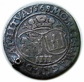 Obrazek 2 dla: Czworak 1568 Zygmunt II August Litwa Wilno