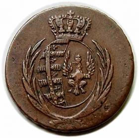 Obrazek 2 dla: 3 grosze 1811 Fryderyk August Księstwo Warszawskie Warszawa