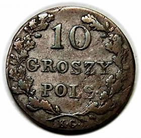 Obrazek dla: 10 groszy 1831 Powstanie Listopadowe Warszawa