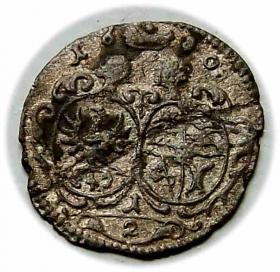 Obrazek dla: 1/2 krajcara 1680 Krystian Ulryk Wirtemberski Księstwo Oleśnickie Oleśnica