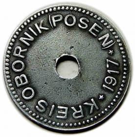 Obrazek dla: 10 fenigów 1917 Oborniki Obornik