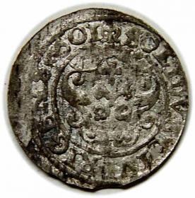 Obrazek 2 dla: Szeląg 1601 Zygmunt III Waza Ryga