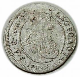 Obrazek dla: 1 krajcar 1699 Leopold I Habsburg Opole